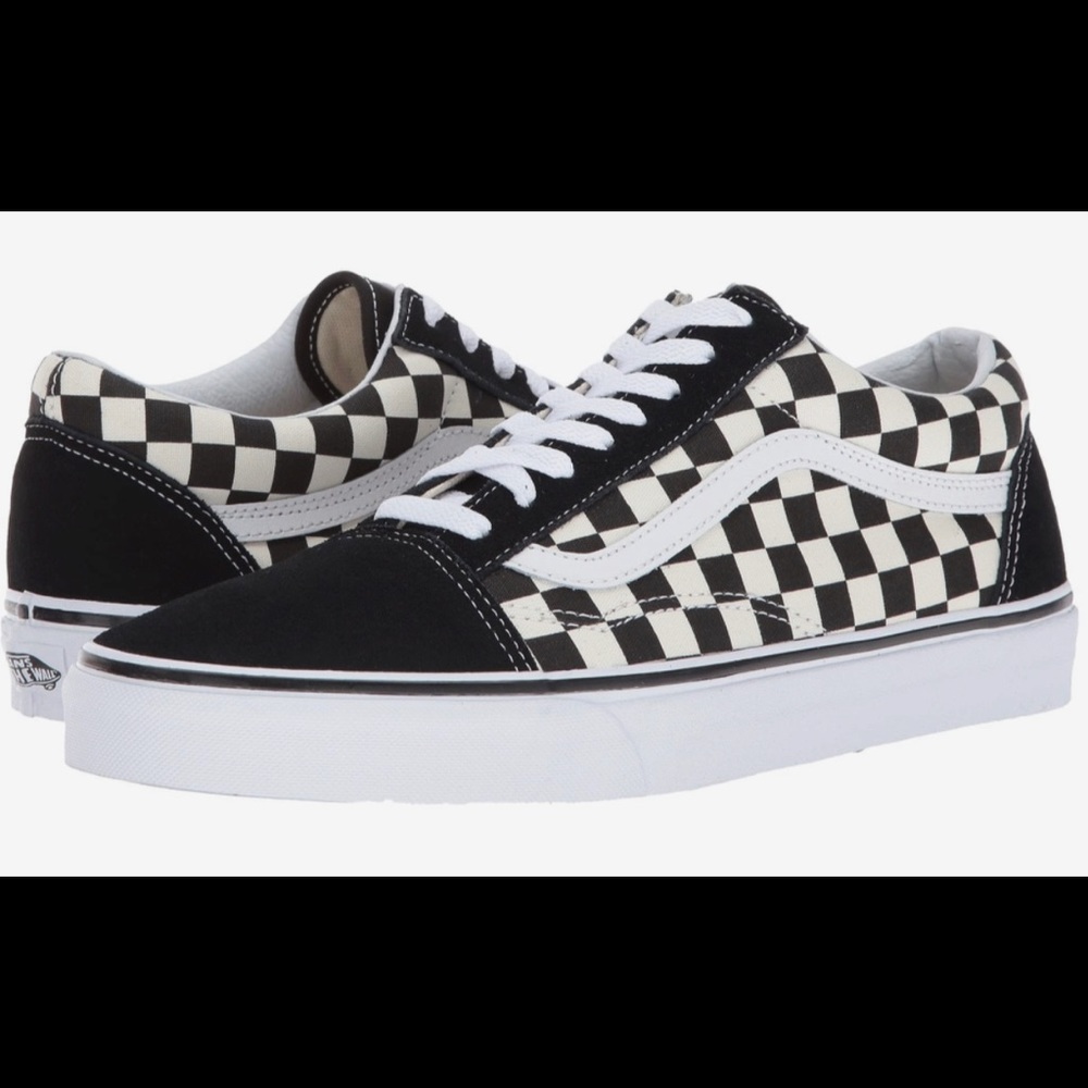 Vans Old Skool Skate Shoes - Mens Size 8.5 - Very Good Condition